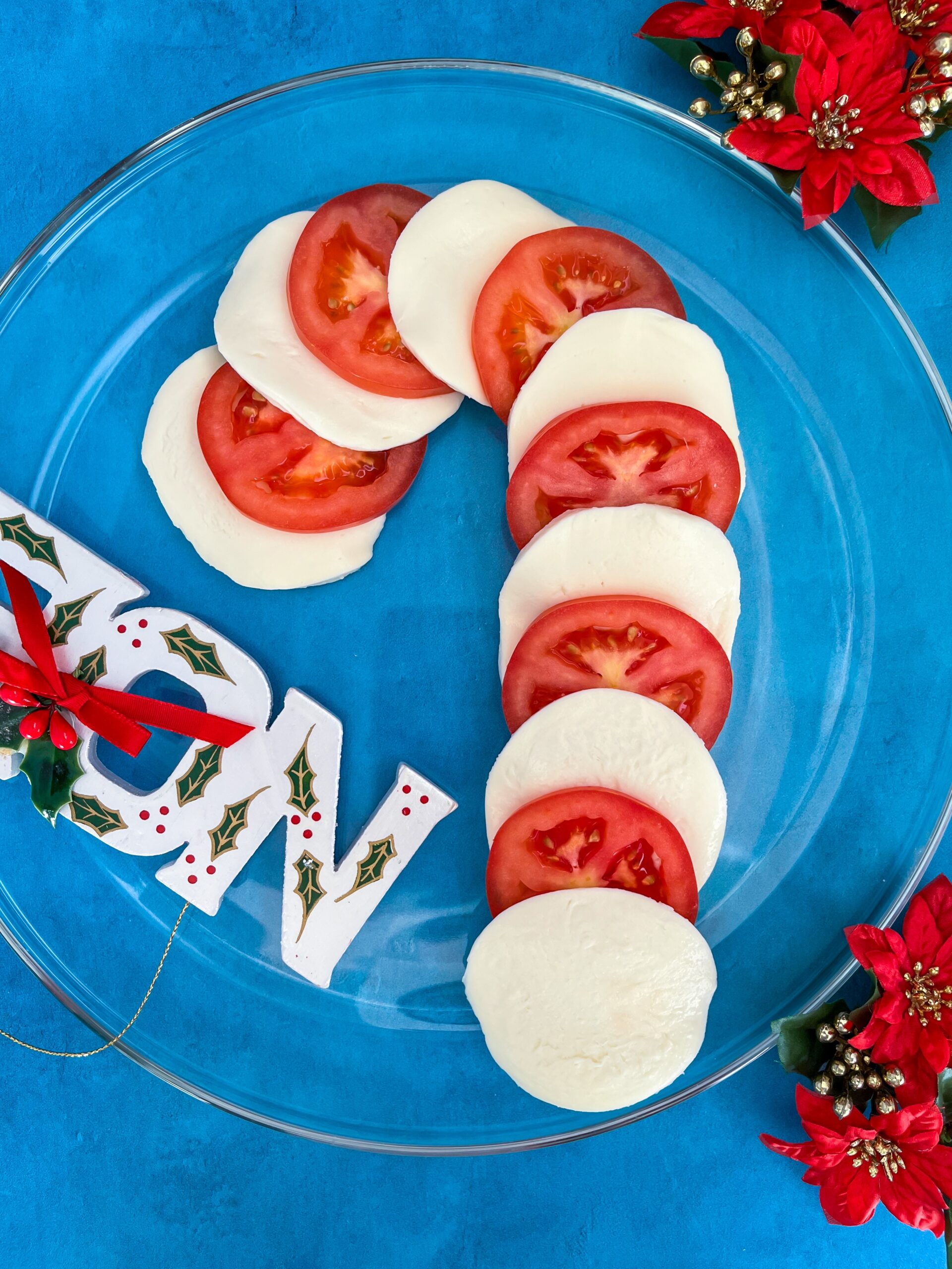 Caprese Candy Cane