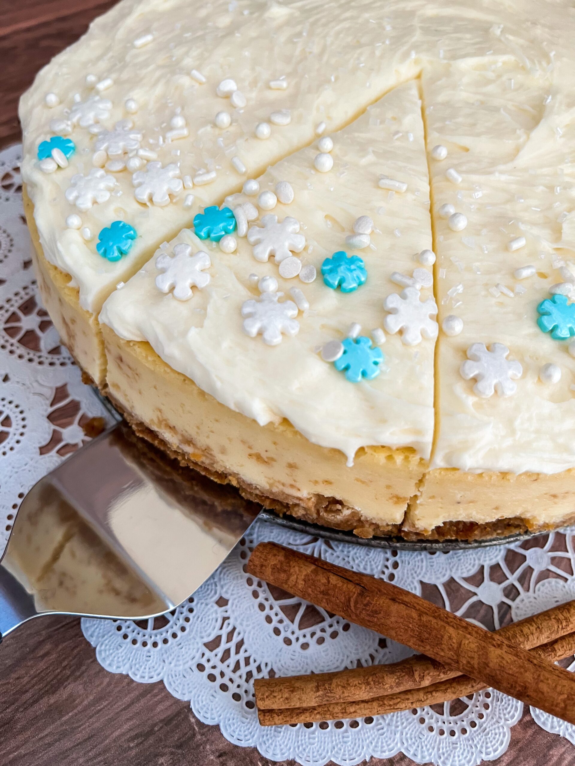 Eggnog Cheesecake