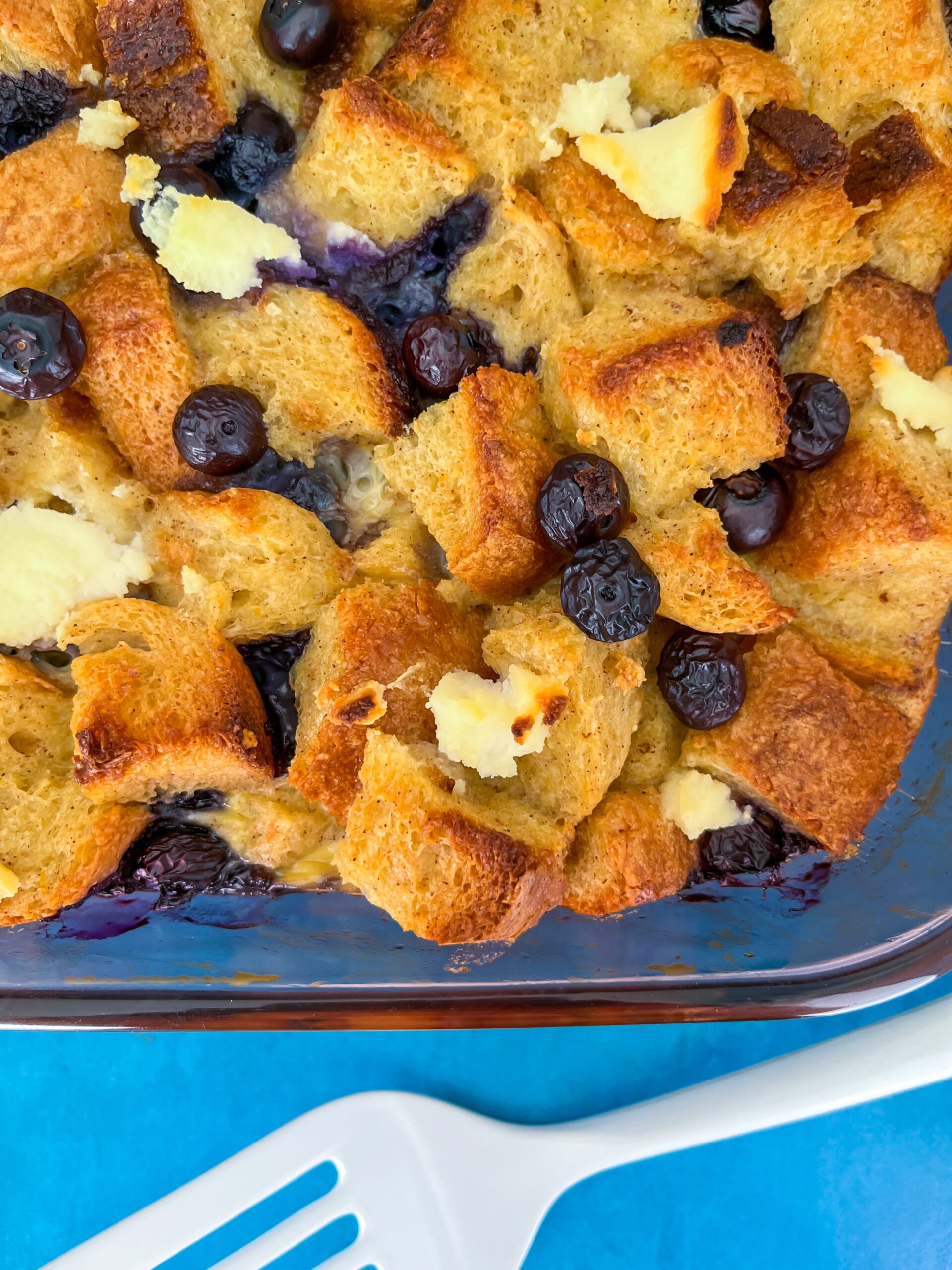 Blueberry Bread Pudding