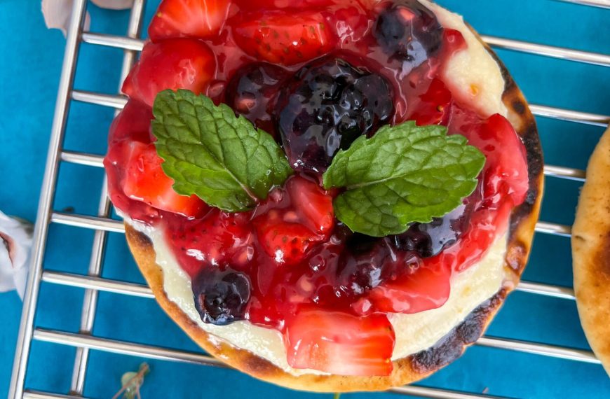 Mixed Berry Flatbreads