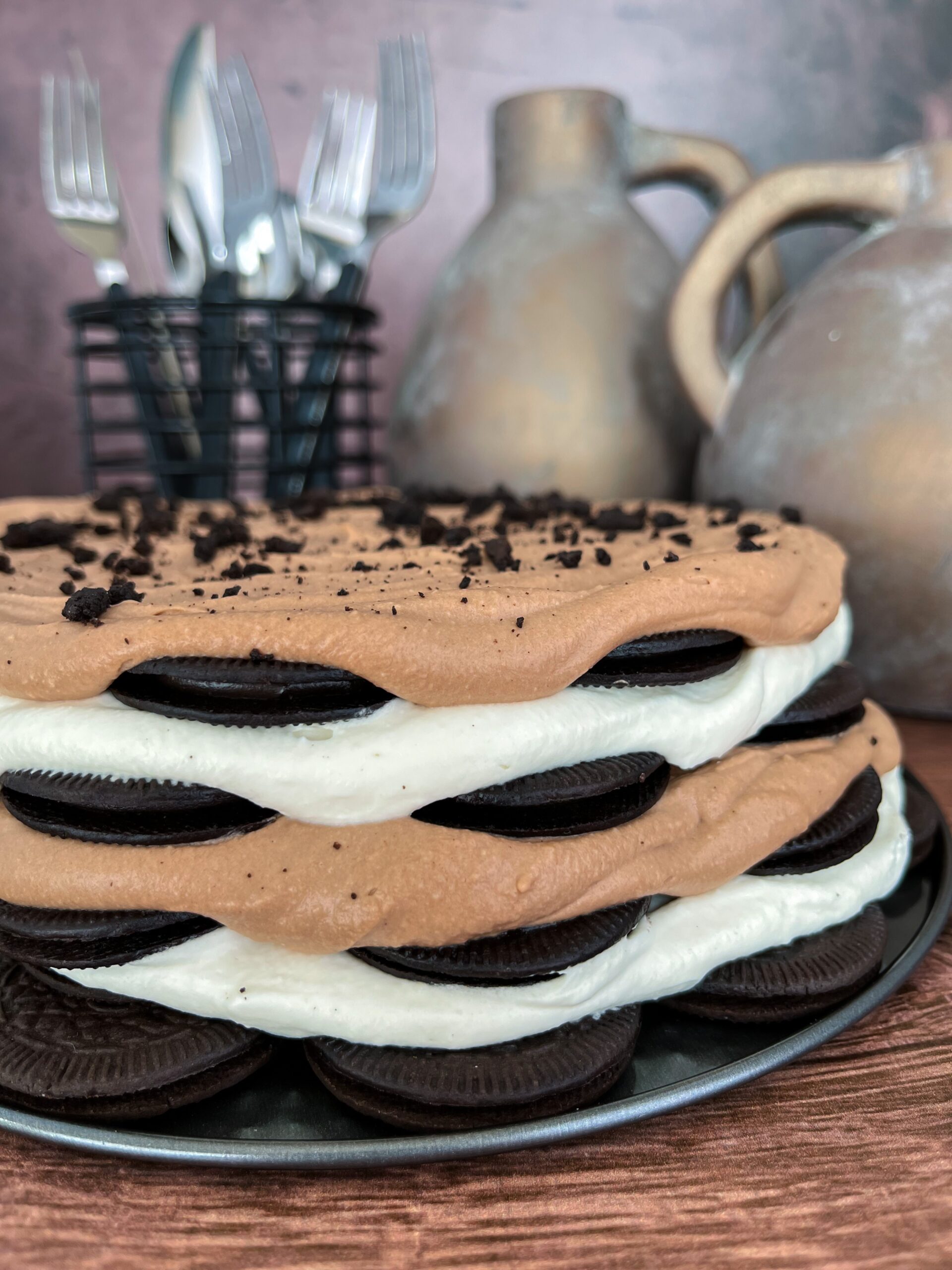 Black & White Icebox Cake