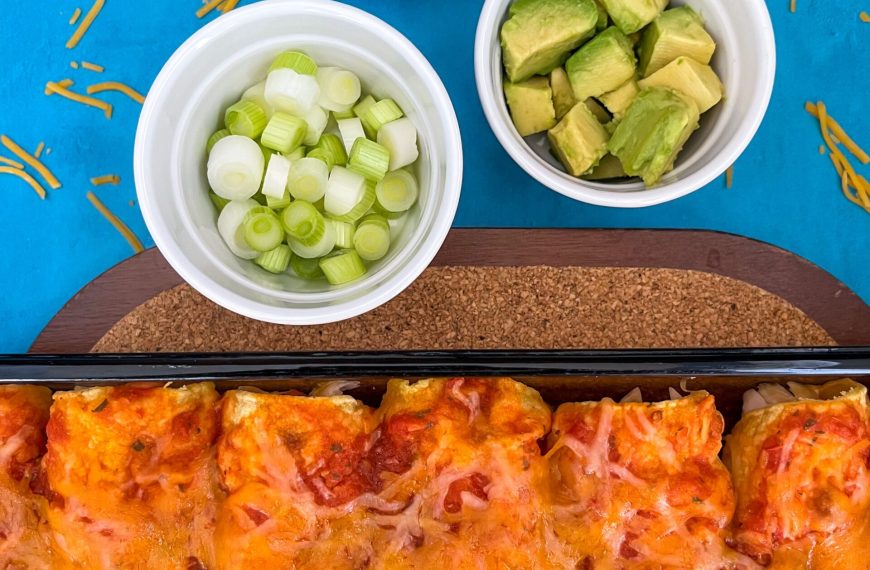 Grilled Chicken Enchiladas